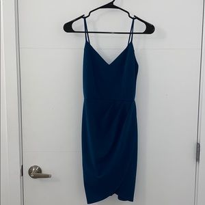 dark turquoise cocktail dress